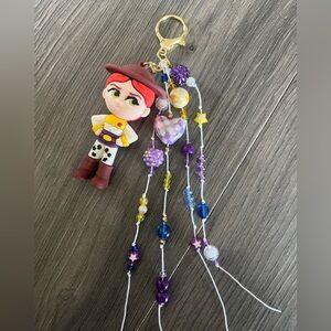 Toy Story Jessie Cowgirl Charm Keychain Bag Charm